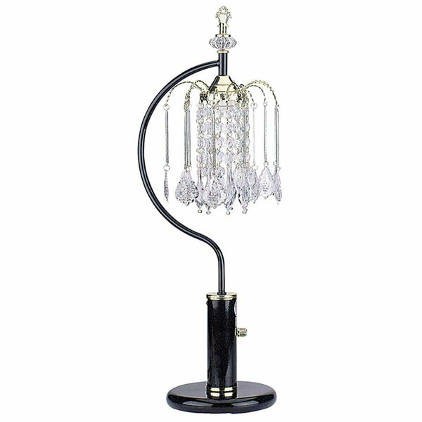 Yhior 27 in. Table Lamp With Crystal-Inspired Shade YH2629422